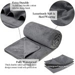 Lucky Paws® Waterproof Dog Sofa Cover - Light Grey