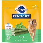 Pedigree Dentastix Large Breed Dog Treats, Fresh