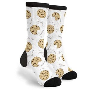 Chocolate Biscuit Dog Socks for Men and Women