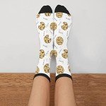 Chocolate Biscuit Dog Socks for Men and Women