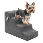 Deconovo Dog Stairs: Washable, Non-Slip, Lightweight