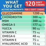 Bark&Spark Senior Joint Chews for Dogs 120Ct