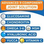 Bark&Spark Senior Joint Chews for Dogs 120Ct