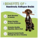 Pawstruck Natural Beef Collagen Braids for Dogs