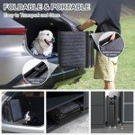 HerCcreta Folding Dog Ramp for Cars & SUVs