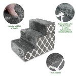 Foldable Foam Pet Steps for Small Dogs & Cats
