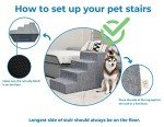 Foldable Foam Pet Steps for Small Dogs & Cats