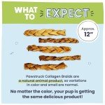 Pawstruck Natural Beef Collagen Braids for Dogs