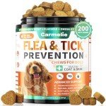 Carmelie Natural Flea & Tick Chews for Dogs