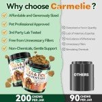 Carmelie Natural Flea & Tick Chews for Dogs
