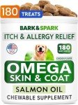 BARK&SPARK Omega 3 Fish Oil Treats for Dogs