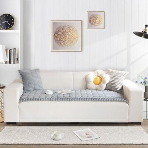 Mingfuxin Non-Slip Corduroy Dog Couch Cover