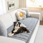 Mingfuxin Non-Slip Corduroy Dog Couch Cover