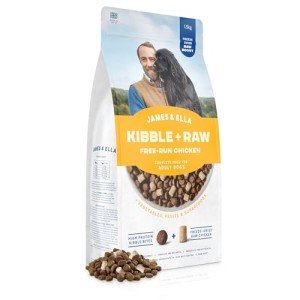 James & Ella Chicken Kibble and Raw Dog Food