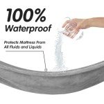 Waterproof Flannel Dog Blanket - Light Grey 102x152cm