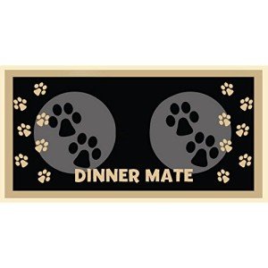 Pet Republic Food Mat for Dogs, 40 x 60 cm, Black