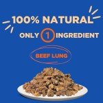 Natural Beef Lung Dog Treats - High Protein 2.5 lbs