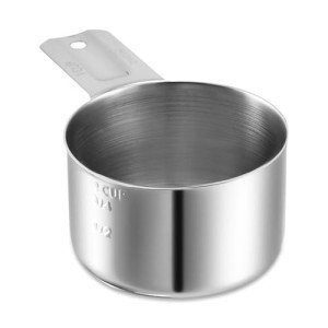 Stainless Steel 1 Cup Dog Food Measuring Cup
