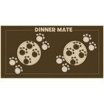 Pet Republic Food Mat for Dogs, 40 x 60 cm, Black