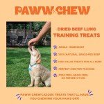 Natural Beef Lung Dog Treats - High Protein 2.5 lbs