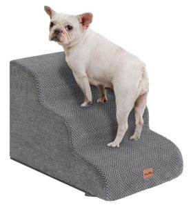 Made4Pets 3-Step Dog Stairs Ramp for Small Dogs