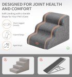 Made4Pets 3-Step Dog Stairs Ramp for Small Dogs