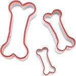 3-Piece Dog Bone Cookie Cutter Set