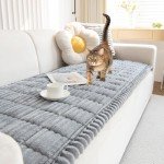 Thick Corduroy Non-Slip Sofa Cover for Dogs