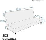 Peacock Blue Velvet Futon Cover - Stretchy & Slip-Resistant