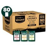 Winalot Meaty Chunks Wet Dog Food, 80 Pack