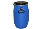 30L Blue Open Top Storage Barrel Drum