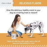 Salmon Jerky Dog Treats for Healthy Skin & Coat