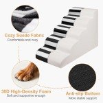 JOEJOY 4-Step Non-Slip Pet Stairs for Beds