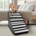JOEJOY 4-Step Non-Slip Pet Stairs for Beds