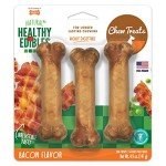 Nylabone Natural Bacon Flavor Dog Chews - 3 Count