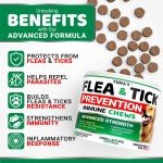 Natural Flea and Tick Chewable Treats for Dogs