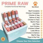 RAW DIRECT Prime Raw Frozen Dog Food Rolls