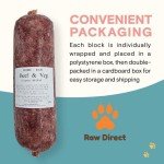 RAW DIRECT Prime Raw Frozen Dog Food Rolls