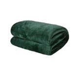 Ultra Soft Green Fleece Throw Blanket for Dogs