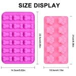 Dog Paw & Bone Silicone Baking Moulds - 3 Pack