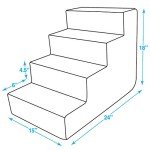 Foam Dog Stairs & Steps for Small Pets