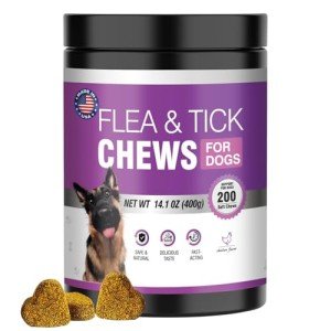 Chewable Flea and Tick Treatment for Dogs