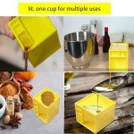6-Piece Yellow Dog Measuring Cups Set