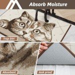 Funny Dog Welcome Mat - Non-Slip Absorbent Rug
