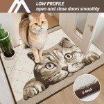 Funny Dog Welcome Mat - Non-Slip Absorbent Rug