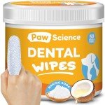 Paw Science Dog Dental Cleaning Finger Wipes