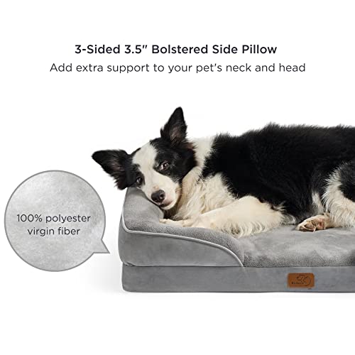 Bedsure Waterproof Orthopedic Dog Bed for Medium Dogs