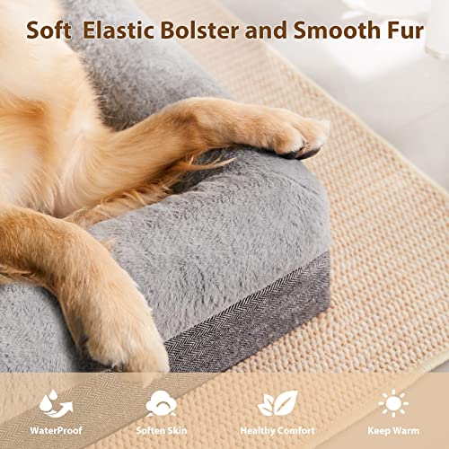 Orthopedic Washable Dog Bed for Medium Dogs