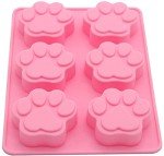 Paw and Bone Silicone Molds for Dog Treats