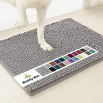 Muddy Mat Absorbent Microfiber Pet Rug - Grey 30"X19